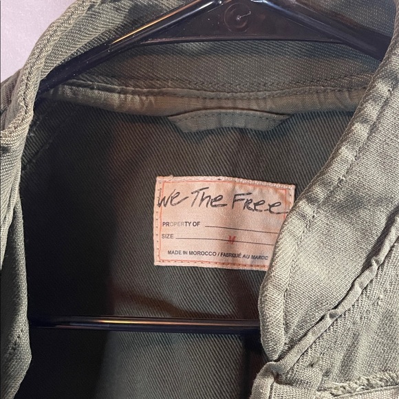 We The Free Olive Green Military Vest - Picture 2 of 7
